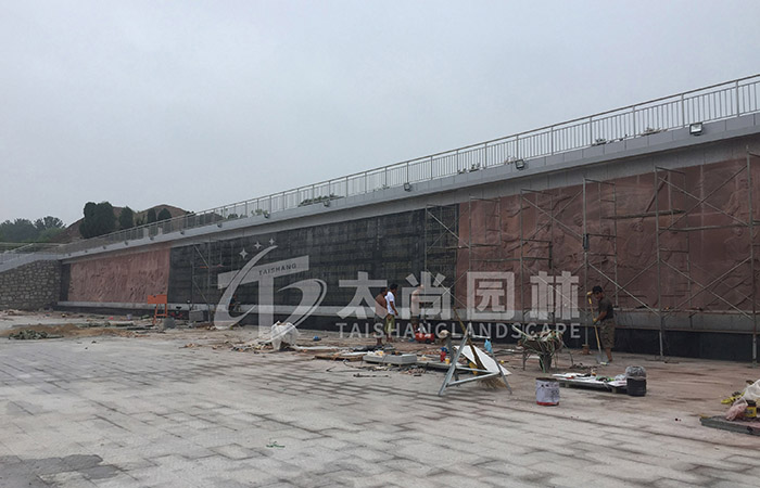 欧博abg官方网站园林 义士浮雕